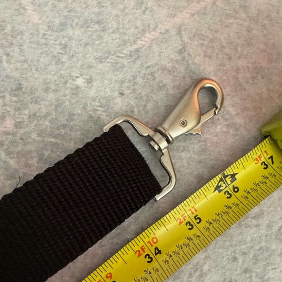 Winn International Leather Bag Replacement Strap Black Pad W/Nylon Straps - Picture 5 of 9